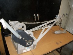 WILDCO ENVIRONMENTAL WINCH W/ COUNTER AND WEIGHT FOR GRABS TESTING 200 LB