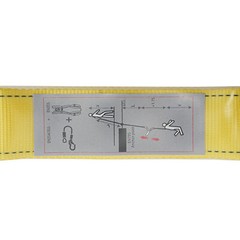 25ft Vertical Lifeline 3527.4lbs Lanyard Fall Arrester Protection Equipment Rope