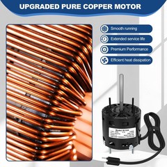 D1124 Refrigeration/Evaporator PSC Fan Motor 115V, 1/20HP, 1550 RPM for Fasco फ