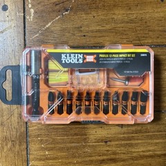 Klein Tools Slim Proflex Impact-Rated Bit Set, 12 Pieces 33801S