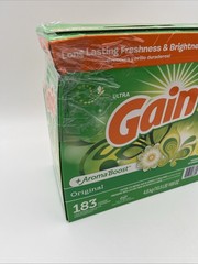 Gain Ultra Powder Laundry Detergent, Original, 183 Loads, 169 Ounces