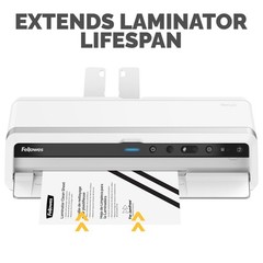 Fellowes Laminator Cleaning Sheets, 10 Pack, 8.5 x 11 in Letter, White
