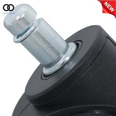 Set of 5 Office Chair Caster Rubber Swivel Wheels Replacement Heavy Duty 2 inch