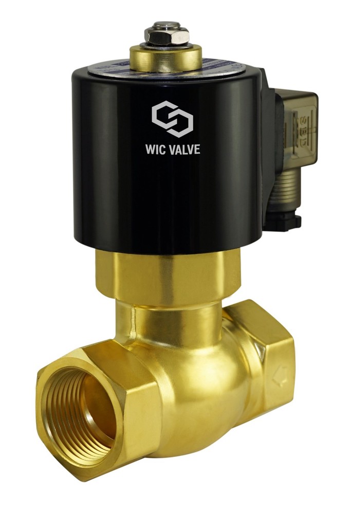 1/2″ Inch Brass High Pressure Steam Electric Solenoid Valve NC 220V AC
