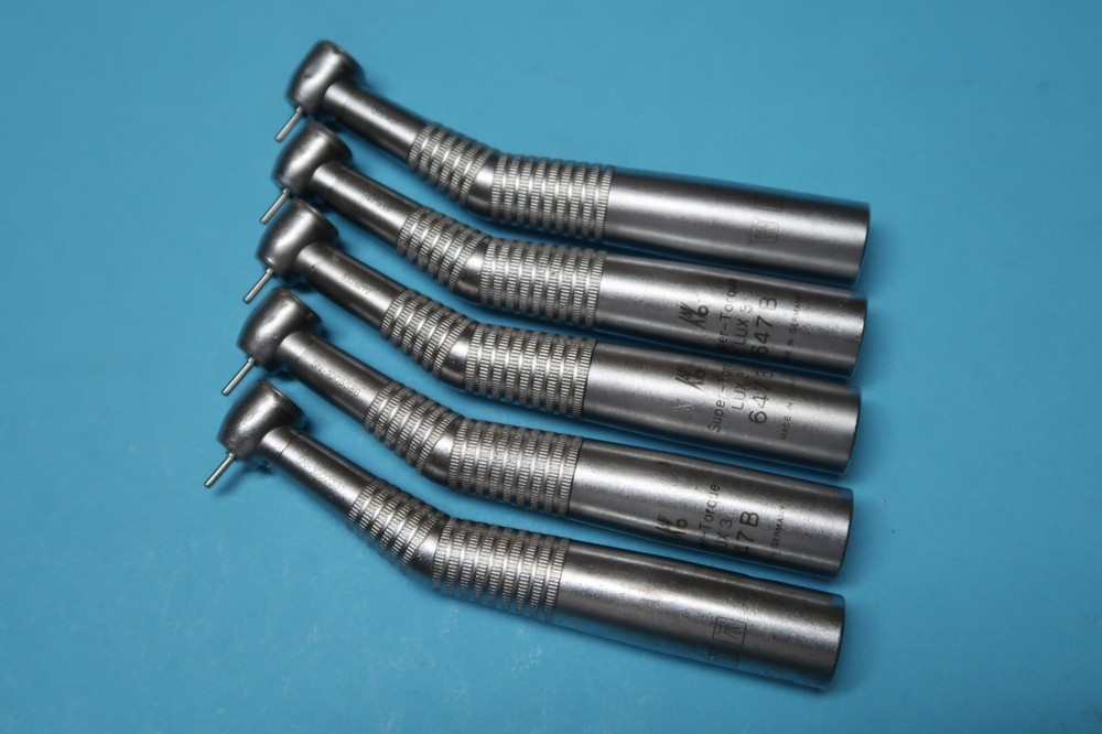 KAVO 647 FIBER OPTIC DENTAL HANDPIECE SET OF 5 & 1 MONTH WARRANTY