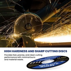 Versatile 6 Pack 4.5″ Cut Off Discs for Metal & PVC – High Precision Cutting