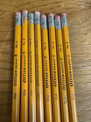 Vintage Office Depot No 2 Pencils pack of 8