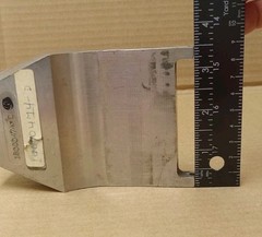 Sonic Welder Horn 3.5″ X 5.25″ X 1.5″ – Titanium, Tapped Mounting Hole