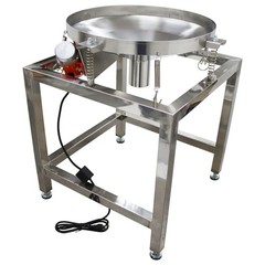 Electric Circular Vibrating Screen Sieve with 30+60 Mesh Screens Double Layers