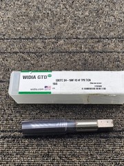Widia 5303TC: 4-Flute Straight Flute Hand Tap 3/4-16 NF, 4-1/4 in Overall Length