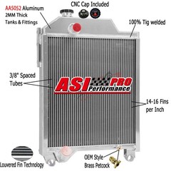 4 Row Radiator For John Deere 1640 1641 1840 2040 2140 2141 2350 2550 AL37568