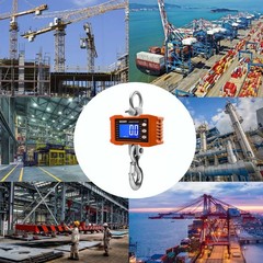 Digital Crane Scale 2200lb/1000Kg Heavy Duty for Farm, Livestock, Factory, Hu…