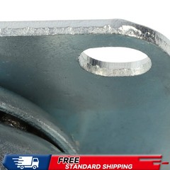 4 Pieces Load Capacity 1400 Pounds Heavy Duty Casters 5″ Side Brakes Rubber Gray