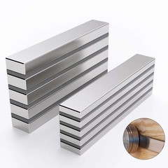 10-50Pcs Super Strong Block Fridge Magnets Rare Earth Neodymium Magnet 60x10x5mm