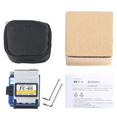 FC-6S Fiber Cleaver Fiber Optic Cutting With Blade 36000 Times Fiber Cleaves