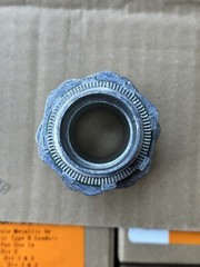 PACK OF 5 Bridgeport 434-LT2 Liquid Tight Connector 1 inch Conduit