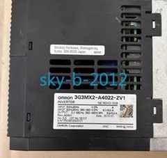 1 PCS Omron 3G3MX2-A4022-ZV1 3G3MX2 frequency converter series In good condition