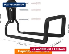 PeoMev Metal Garden Hose Holder – Heavy Duty Hose Hanger Wall Mounted Water Hose