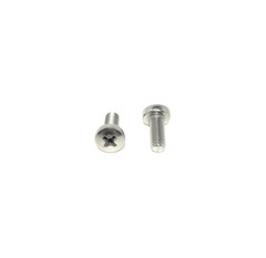 (25) M5-0.8 x12 Stainless Steel Phillips Pan Head Machine Screw DIN7985 A2 M5x12