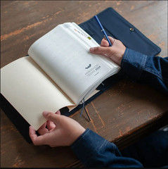 Japan Hobonichi x Blue Blue Indigo Book Sashiko Techo EDC Planner Cover A5