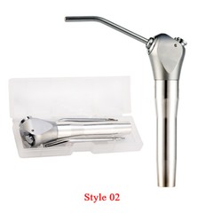 EASYINSMILE Dental 3 Way Air Water Spray Triple Syringe Handpiece 2 Nozzles Tips