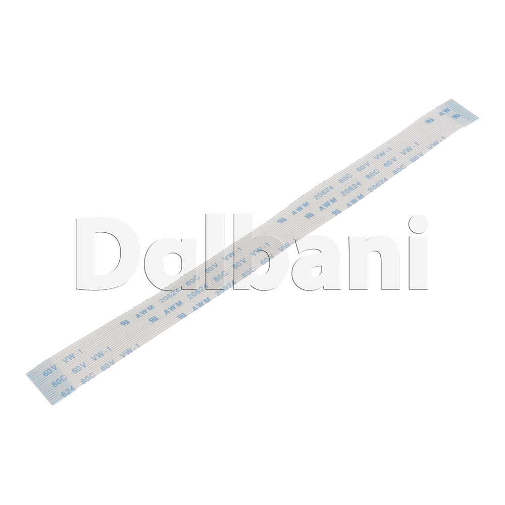 White Flex Cable FFC Flat Flexible Ribbon 0.5 Pitch 20 Pin 135 mm Type A