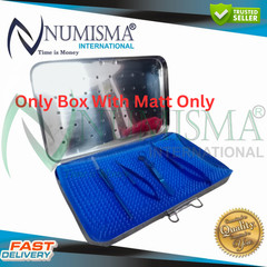 OPHTHALMIC STERILIZATION BOX STAINLESS STEEL 6” x 10” inches with Silicone Pad