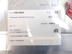 VAT 0340X-CA24-BMP2 Rectangular Insert MONOVAT Slit Valve AMAT 3870-05674 New
