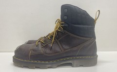 Dr. Martens Industrial Safety Toe Dark Brown Leather Work Boots Men’s Size 14