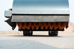 TYPHON STOMP X1300 & STOMP 509 Pickup Sweeper Broom Mini Skid Steer Attachment