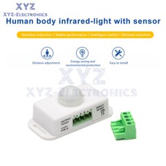 DC 12V-24V 6A/8A Automatic infrared PIR Motion Sensor Switch For LED Strip Light