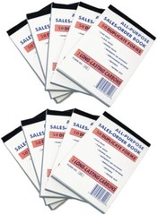 10x Large 50 Sets 5.5″ X 8.5″Sales Book Order Receipt Invoice Carbonless Copy