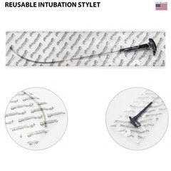 Reusable Intubation Stylet 12.5″ Ball Tip 5mm Anesthesia Instruments (2 & 5 Pcs)