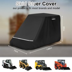 Skid Steer Loader Cover Replace for Bobcat S62/650, 155×85×88 In, Black