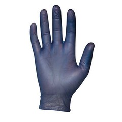 Zoro Select 516983 Disposable Gloves, 5 Mil Palm, Vinyl, Powder-Free, L (9),,