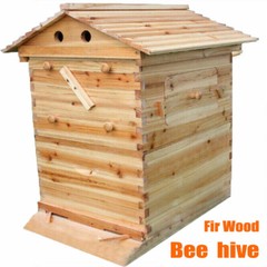 Cedar Wood Auto Bee hive Brood Box 7X Auto Honey Comb Beehive Frames Beekeeping
