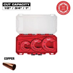 Milwaukee 48-22-4267 Close Quarters Copper Tubing Cutter Set, 3 Piece