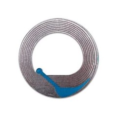 1000 Paper Security Label 1.35 inch (33mm) diam RF 8.2Mhz Clear Checkpoint Co…