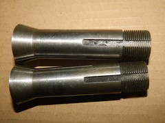 Lot of 2 Hardinge Collets 4NS 1/2″ and 4NS 9/16″