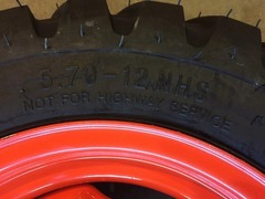 4-5.70-12 Carlisle Trac Chief Skid Steer Tires/wheels for Bobcat 440,453,463,S70