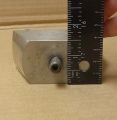 Sonic Welder Horn 3.5″ X 5.25″ X 1.5″ – Titanium, Tapped Mounting Hole