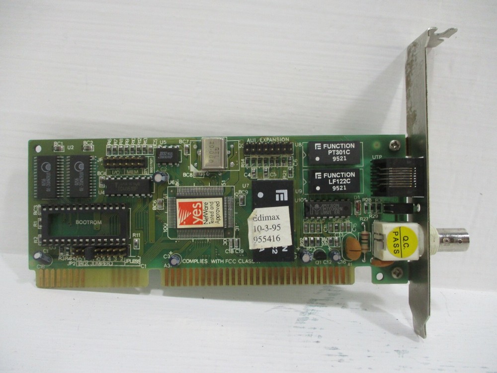 YES RP-50001 ISA Network Interface Card PLC Board Module PC PWA PCB