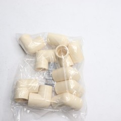 (10-Pk) Nibco 90 Degree Pressure Elbow CPVC White 3/4″ CP4707 T00110JHD