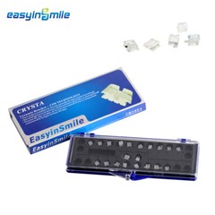 5PK Dental Ceramic Brackets Orthodontic Mini Clear Braces MBT/ROTH 022 345 Hooks