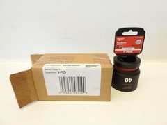 New Oem Milwaukee 49-66-6603 SHOCKWAVE 1″ Drive Impact Socket 40MM Standard 6 Po
