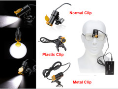 Dental Surgical 5W LED Headlight Lamp with Filter without Battery for Loupes US