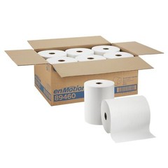 Georgia Pacific enMotion Paper Towel Rolls 10″ x 800′ White 1 Ply – 6 Rolls