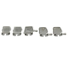 Dental Orthodontic Brackets Braces Metal Mini Roth MBT Slot 022 018 Hooks 345