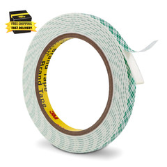 3M Double Sided Foam Tape 0.39″ X 10Ft Peel and Stick Mounting Tape, White | Dou