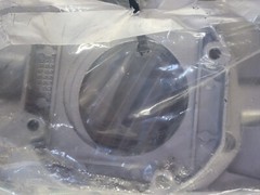 Lenze MDC71C4 0.5 HP .37kW AC Gearmotor/ Right Angle hollow w/ shaft NOS